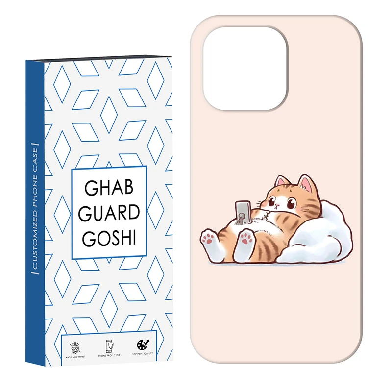 کاور قاب گارد گوشی طرح گربه کد Dimo-682 مناسب برای گوشی موبایل اپل IPHONE 16 PRO   