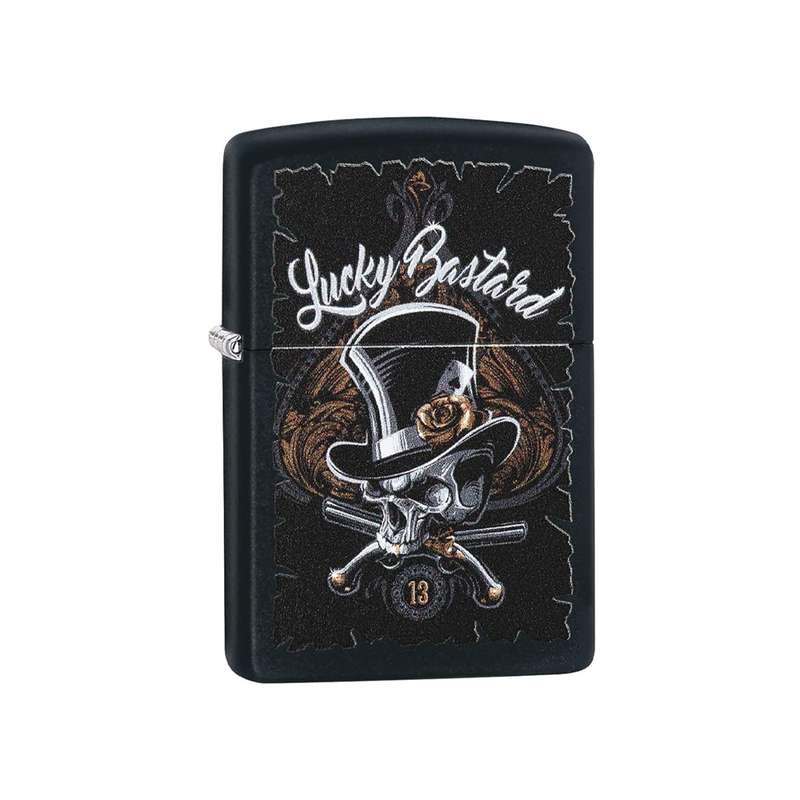 فندک زیپو مدل Skeleton Top Hat Desi کد 218