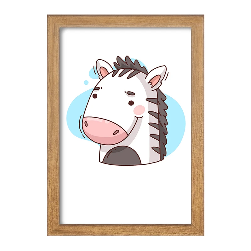 تابلو خندالو مدل گورخر حیوانات بامزه کد 37168