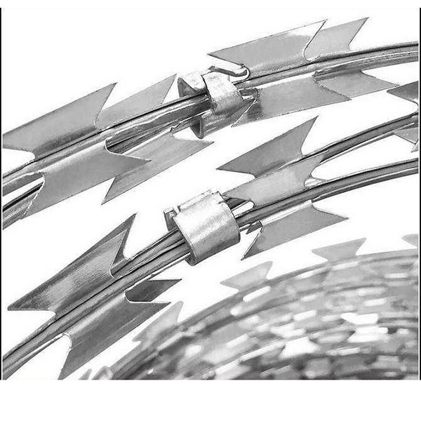 حفاظ ضدسرقت مدل سیم خاردار حلقه ای تبری 60