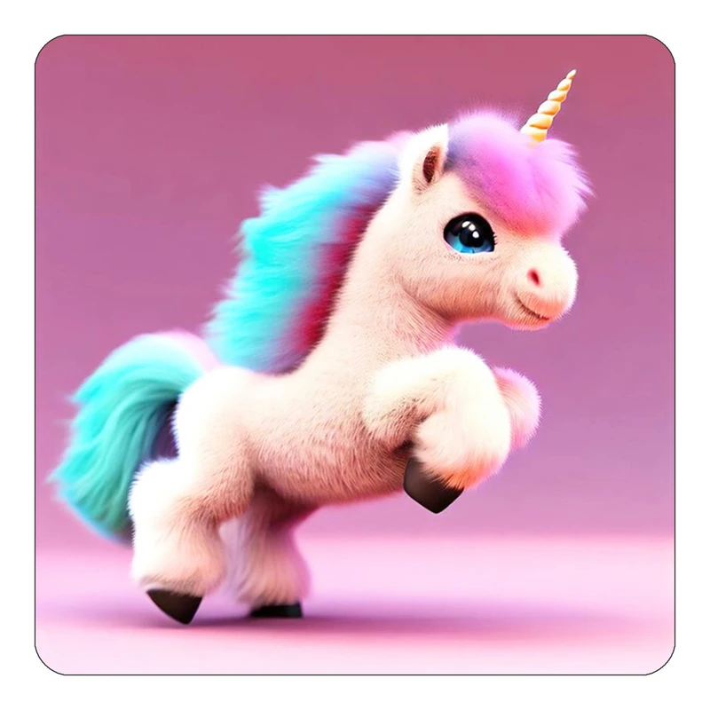 مگنت کاکتی طرح اسب تک شاخ و یونیکورن مدل mp31770