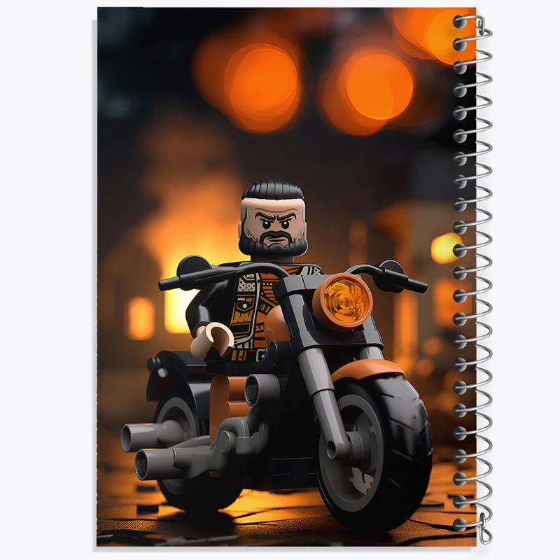 دفتر شطرنجی 50 برگ خندالو طرح لگو (Lego) کد N2916