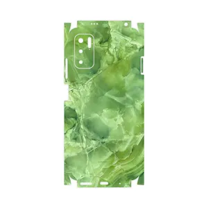 MAHOOT Green-Crystal-Marble-FullSkin Cover Sticker for Xiaomi Redmi Note 10 5G