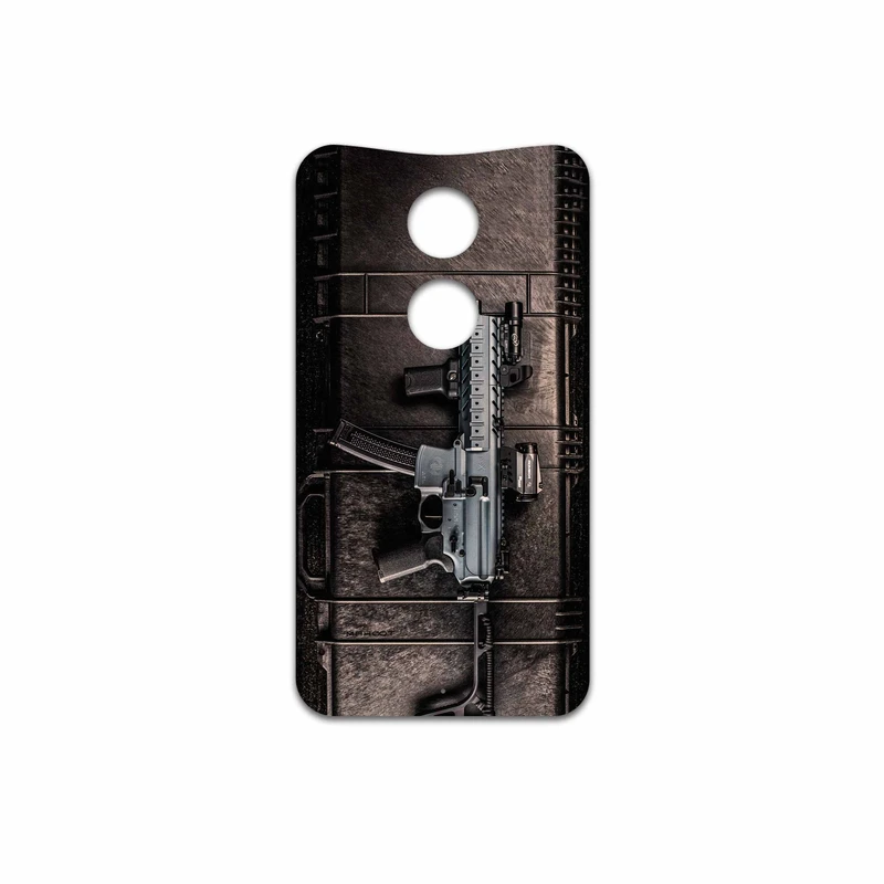 برچسب پوششی ماهوت مدل Gun مناسب برای گوشی موبایل موتورولا Moto X 2014
