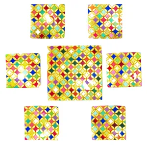 مجموعه ظروف هفت سین 7 پارچه مدل مراکشی