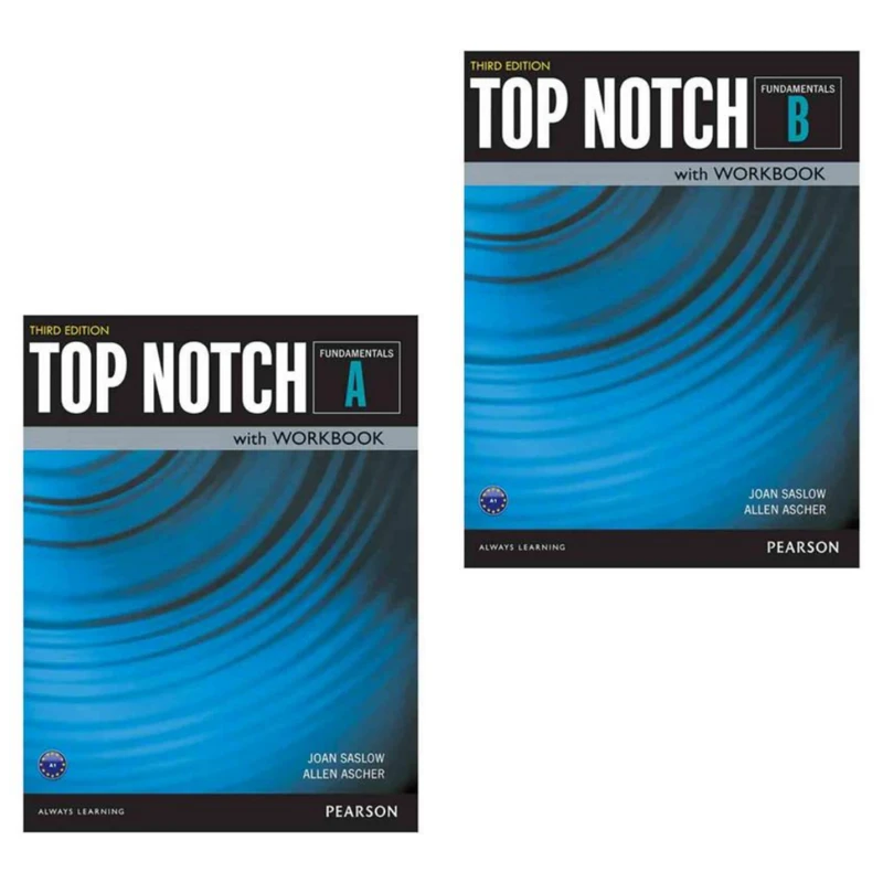 کتاب Top Notch 3rd Fundamentals اثر Joan Saslow انتشارات Pearson دوجلدی