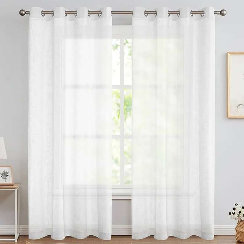 پرده مدل پانچ حریر شاین هفت رنگ سایز 280×275 سانتی متر