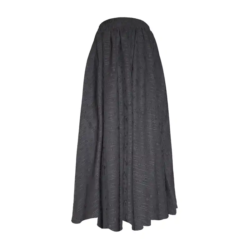 دامن کلوش زنانه مدل H53 رنگ زغالی