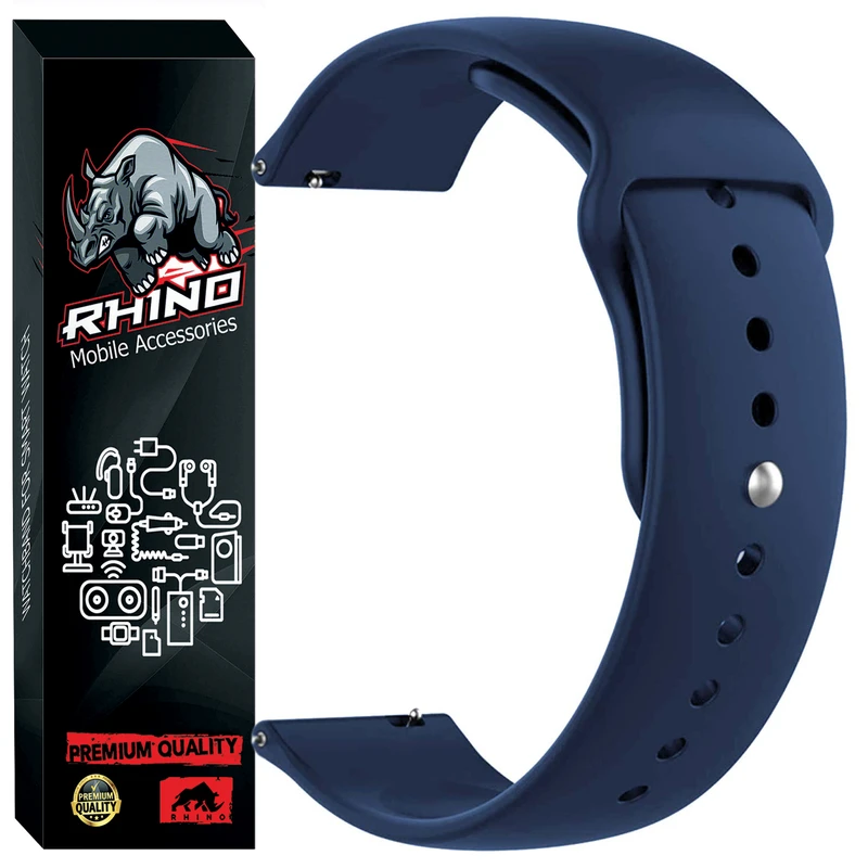 بند راینو مدل Silicone مناسب برای ساعت هوشمند گلوریمی GS2 Pro