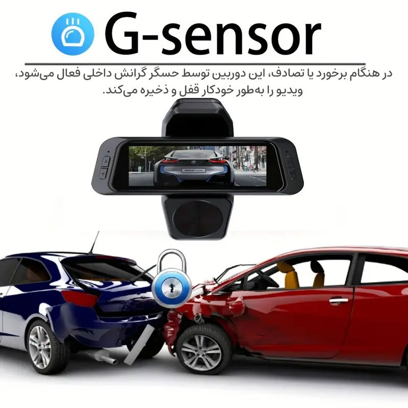 دوربین فیلم برداری ثبت وقایع خودرو مدل RoadLens-S18