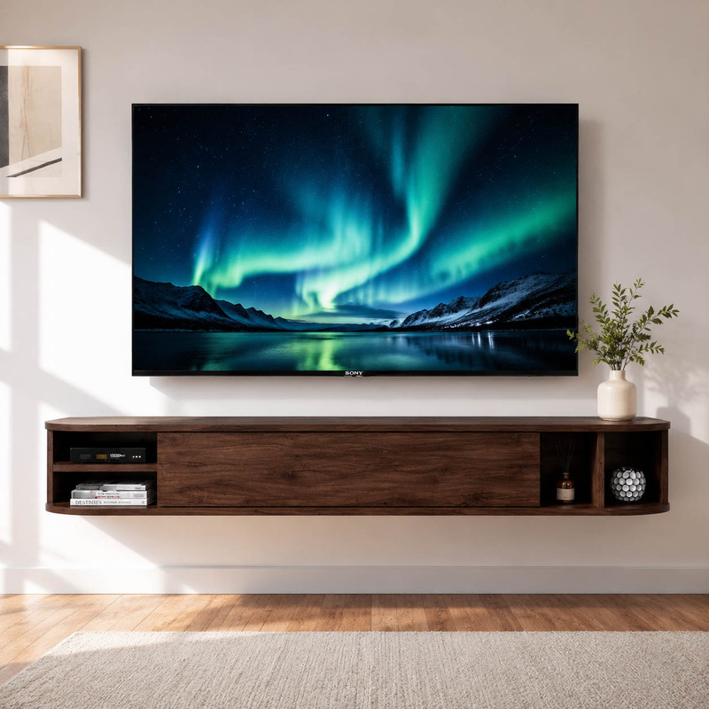 میز تلویزیون دیواری مدل WTV1500 1K160 مناسب برای تلویزیون تا 65 اینچ