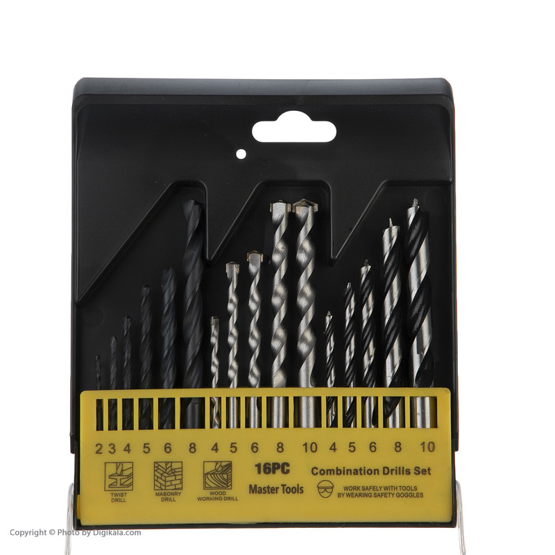 مته مستر تولز مدل 001 مجموعه 16 عددی مته مستر تولز مدل 001 مجموعه 16 عددی