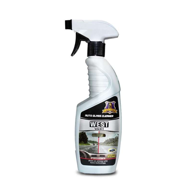 محلول شیشه پاک کن نانو وست واش مدل Glass cleaner حجم 600 میلی لیتر