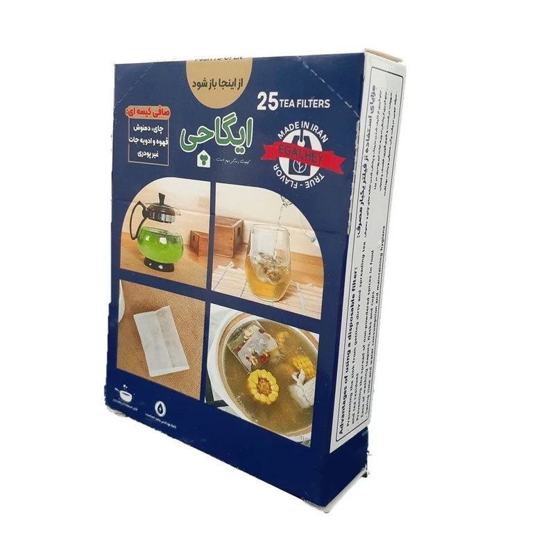 فیلتر چای ایده آریا مدل ایگاچی سه بسته 25 عددی