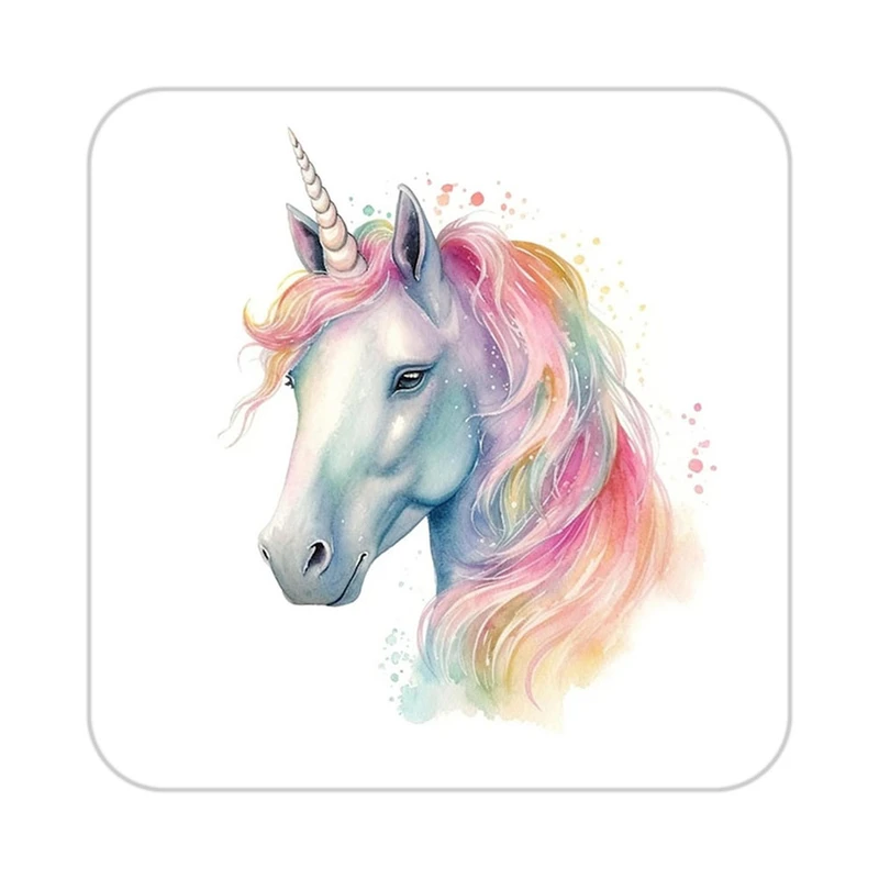 زیر لیوانی کاکتی طرح اسب تک شاخ و یونیکورن مدل mp33127