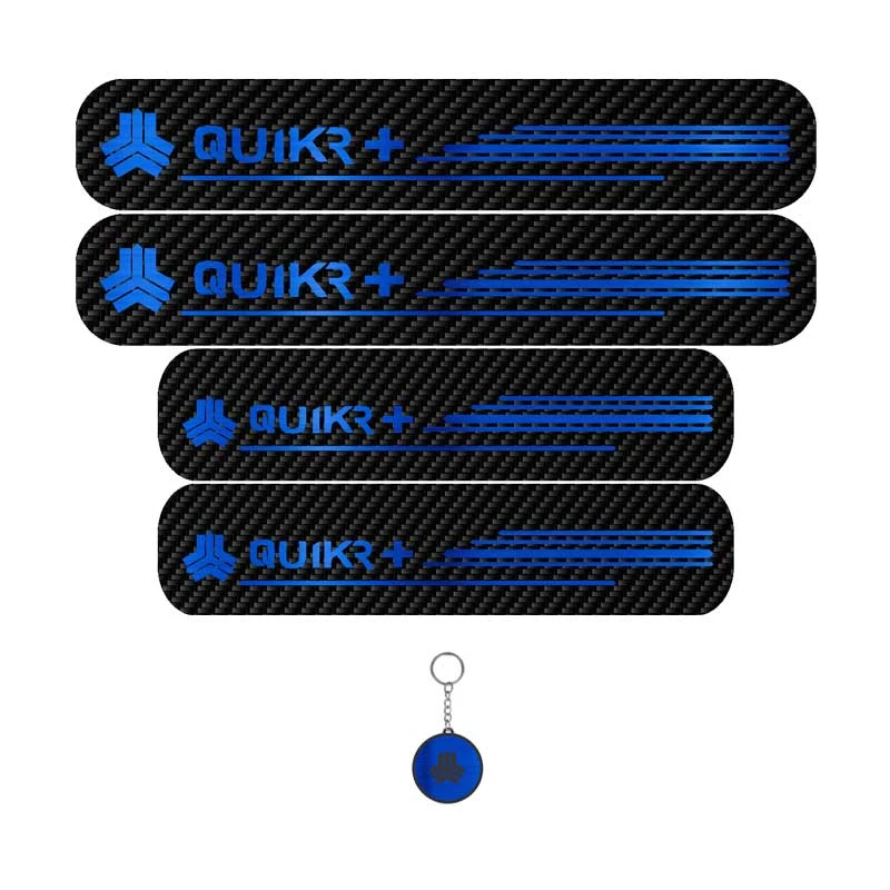 برچسب پارکابی خودرو لندمون کد LC008 MB مناسب برای کوئیک آرپلاس مجموعه 4عددی به همراه جاکلیدی