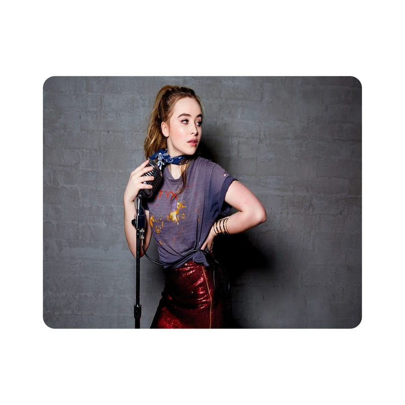 ماوس پد اطلس آبی طرح سابرینا کارپنتر   مدل T6251