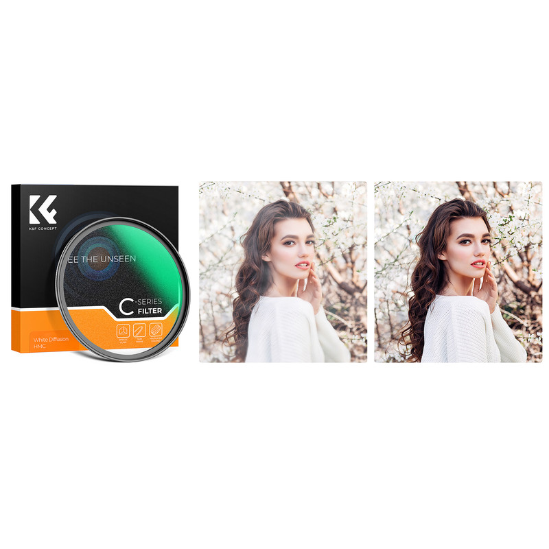فیلتر لنز کی اند اف مدل WHITE DIFFUSION HMC NANO-C - 49MM