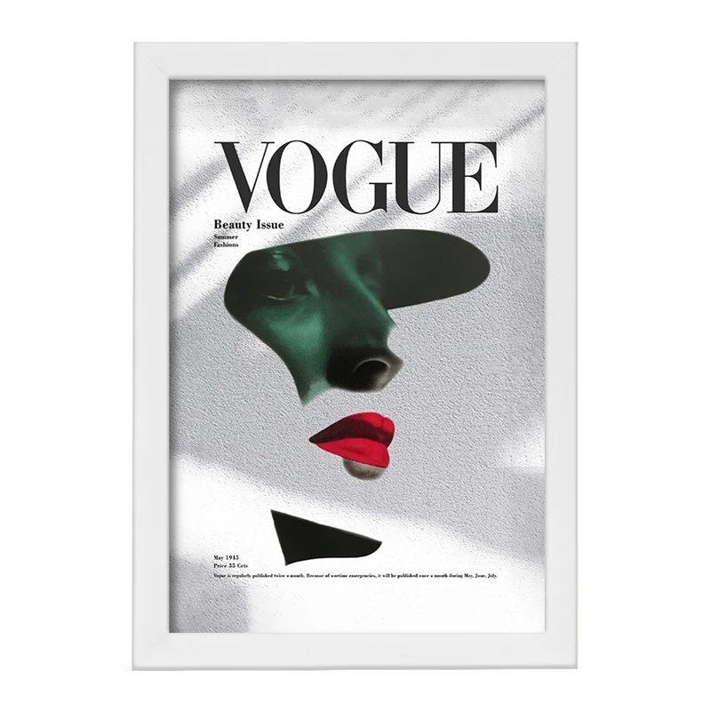 تابلو خندالو مدل مجله وگ (Vogui) کد F11329