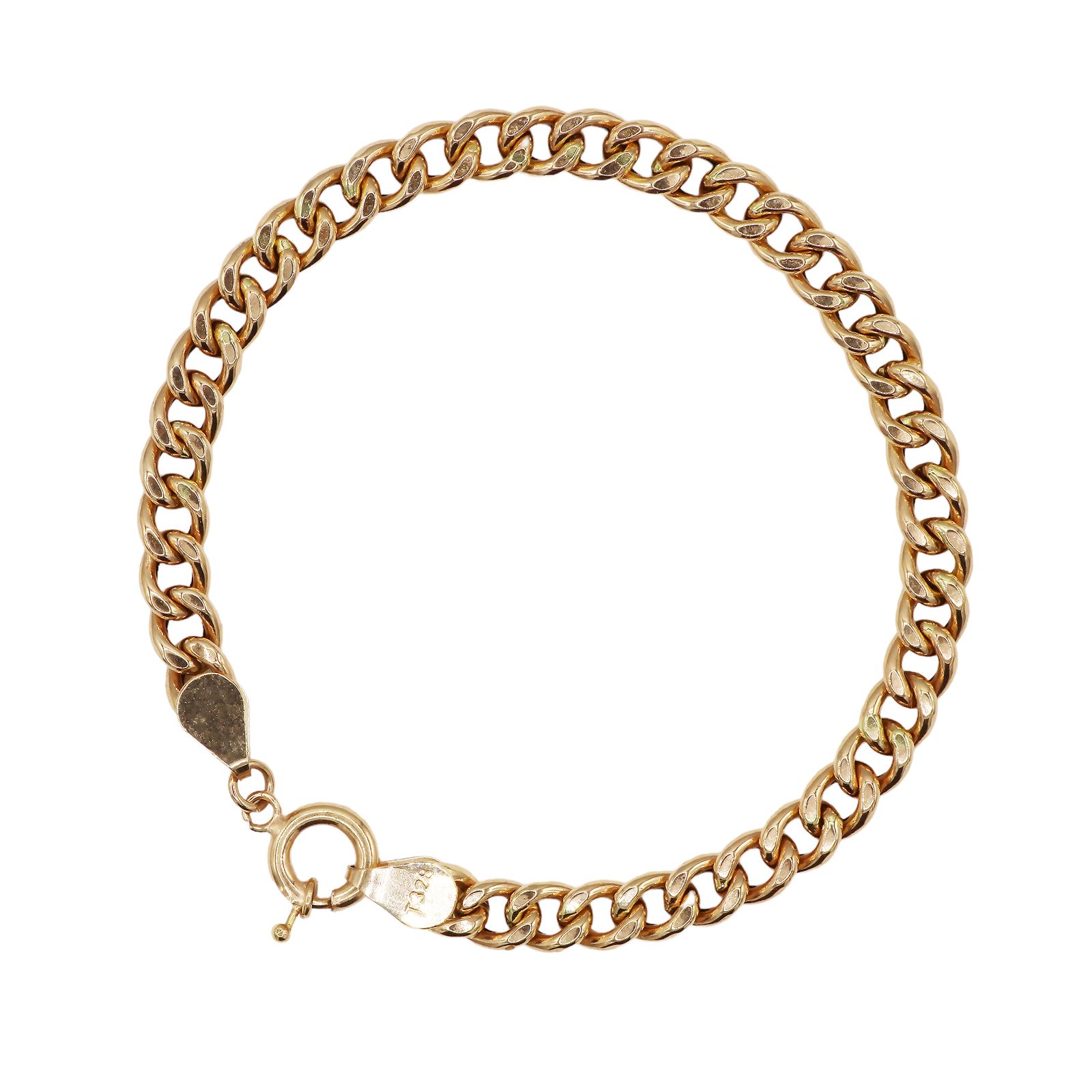 دستبند طلا 18 عیار زنانه کد 5744 -  - 1