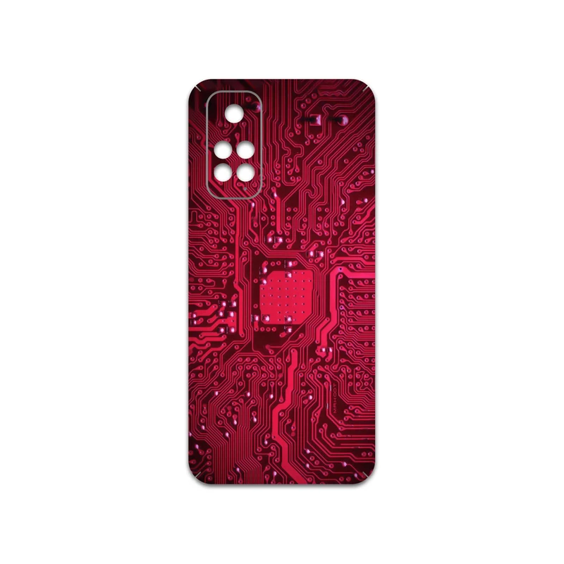 برچسب پوششی ماهوت مدل Red-Printed-Circuit-Board مناسب برای گوشی موبایل شیائومی Redmi Note 11