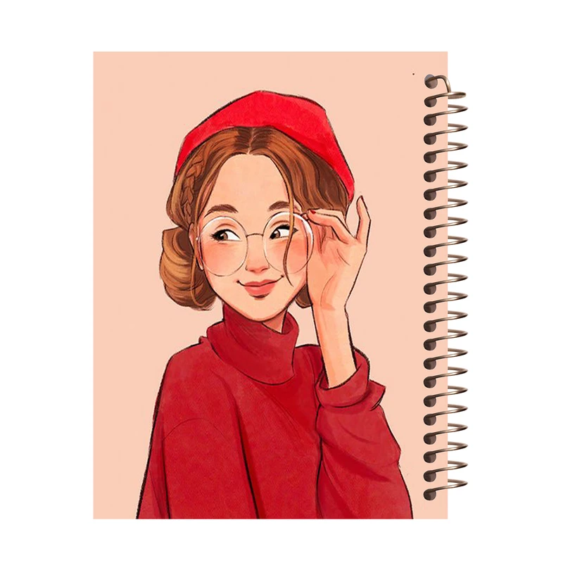 دفتر لغت طرح دختر کد W130