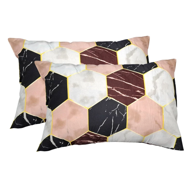 رو بالشی مدل کندو سایز 44*68 سانتی متر مجموعه دو عددی