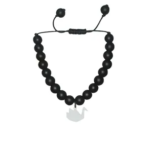 دستبند هایکا طرح قو مدل ha1-305