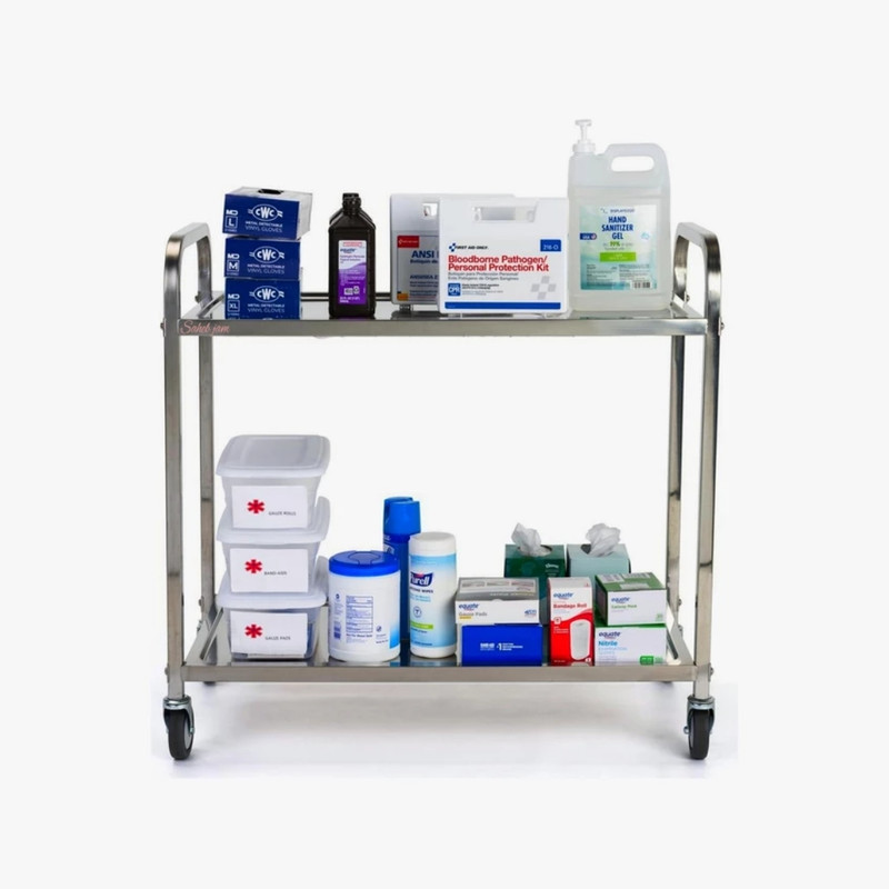 ترولی رستورانی مدل Trolly stainless steel