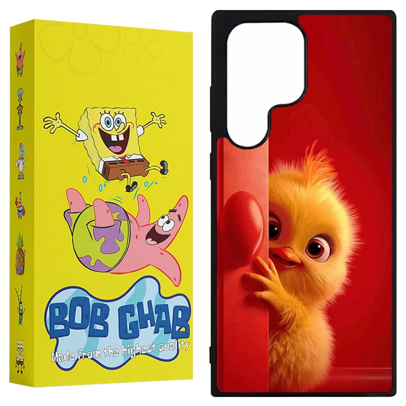 کاور باب قاب طرح جوجه مدل BCPS22U مناسب برای گوشی موبایل سامسونگ Galaxy S22 Ultra 5G