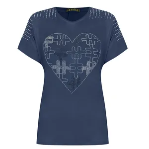 تی شرت آستین کوتاه زنانه مدل 3789