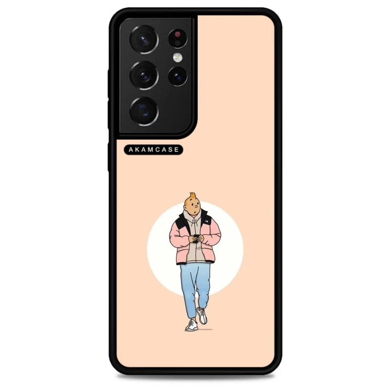 کاور آکام مدل AMC-WSGS21U-TINTIN-11 مناسب برای گوشی موبایل سامسونگ Galaxy S21 Ultra