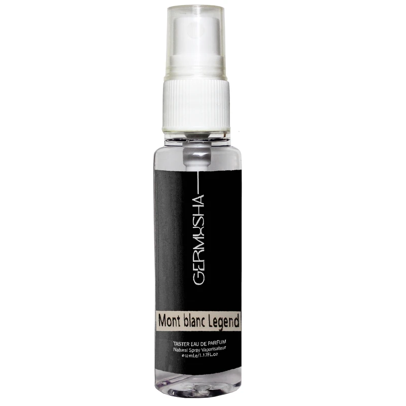 عطر جیبی مردانه گرموشا مدل  Mont blanc Legend با رایحه خنک حجم 32 میلی‌لیتر