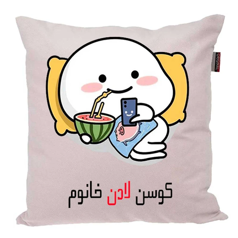کوسن پاد آفرین مدل فانتزی اسم شخصی طرح دخترانه اسم لادن کد 01463