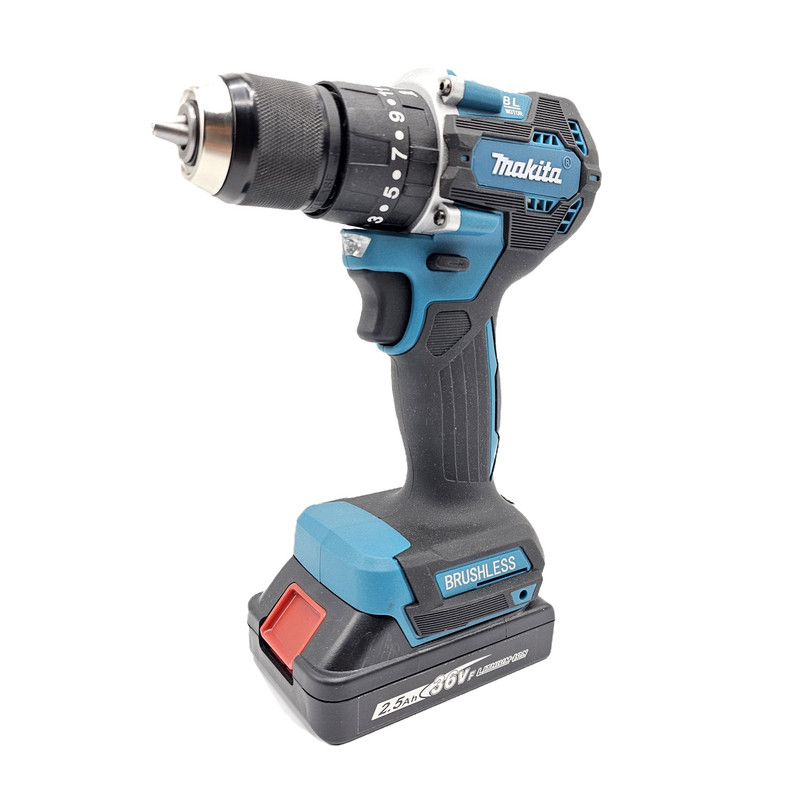 مجموعه 24 عددی  دریل پیچ گوشتی چکشی ماکیتا مدل براشلس کد 2