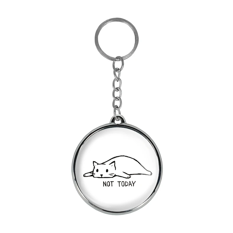 جاکلیدی خندالو طرح گربه خسته مدل دوطرفه کد 2929429283