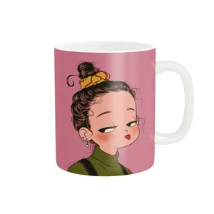 ماگ مدل فانتزی دخترانه کد 593