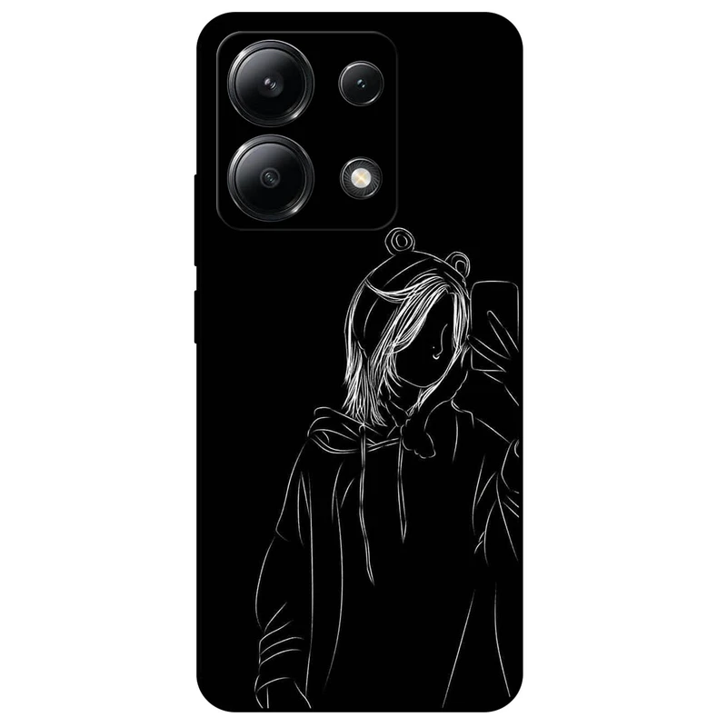 کاور مگافون طرح دخترانه مدل 1841 مناسب برای گوشی موبایل شیائومی Redmi Note 13 4G