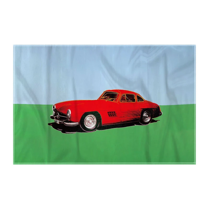 کاغذ کادو ترمه طراحان ایده مدل بنز 300 sl گول وینگ از وارهول کد art0854 سایز 57x37 سانتی متر