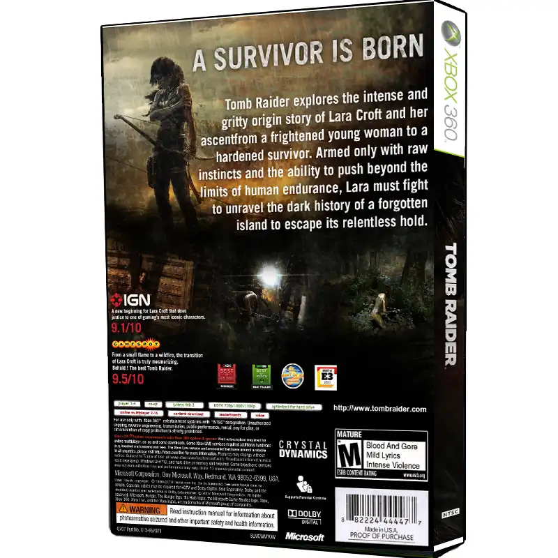 بازی Tomb Raider مخصوص Xbox 360