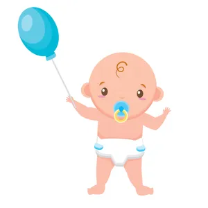 استیکر کلید و پریز هفال طرح cute baby-a20