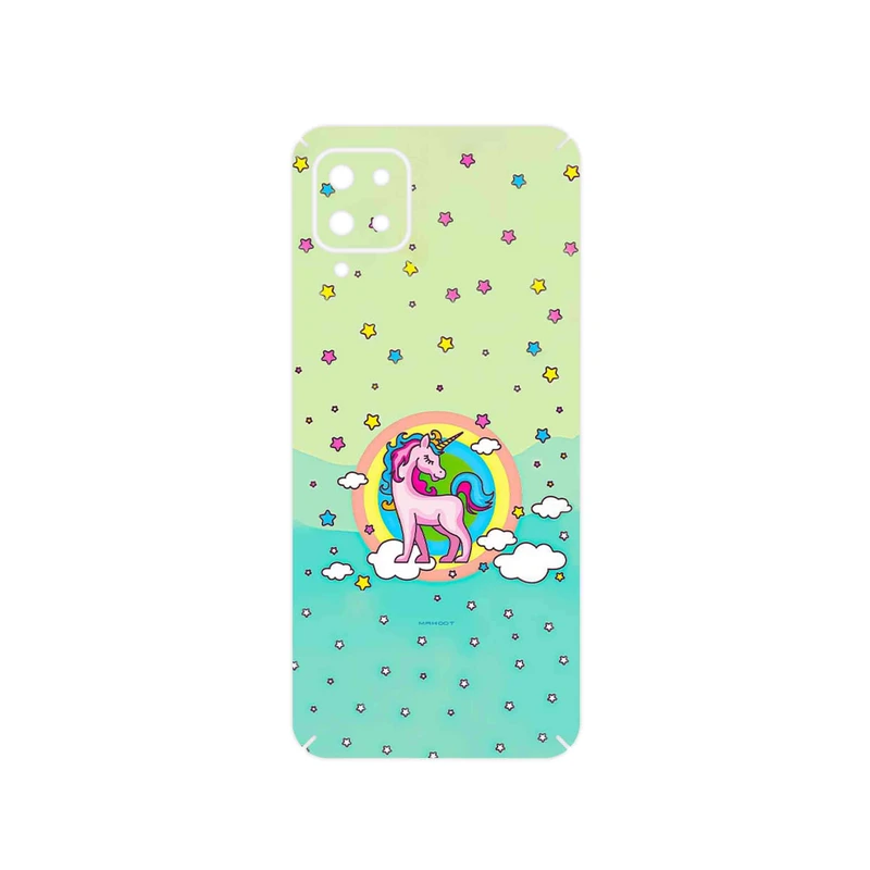 برچسب پوششی ماهوت مدل Rainbow unicorn adventure مناسب برای گوشی موبایل سامسونگ Galaxy A12