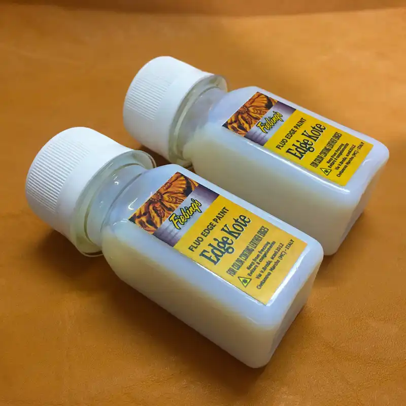 محلول زرین پرداخت لبه چرم ادج کوت مدل 2x-A-Re70 وزن 70 گرم بسته 2 عددی