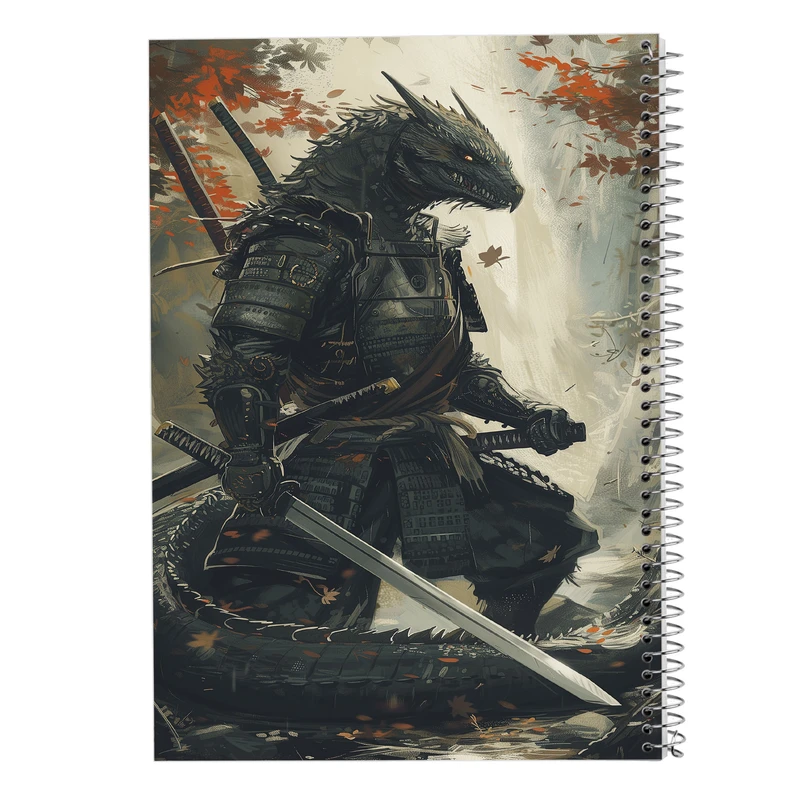 دفتر ژورنال نویسی 50 برگ مدوپد مدل نقطه ای طرح حیوانات جنگجو کد DF14811