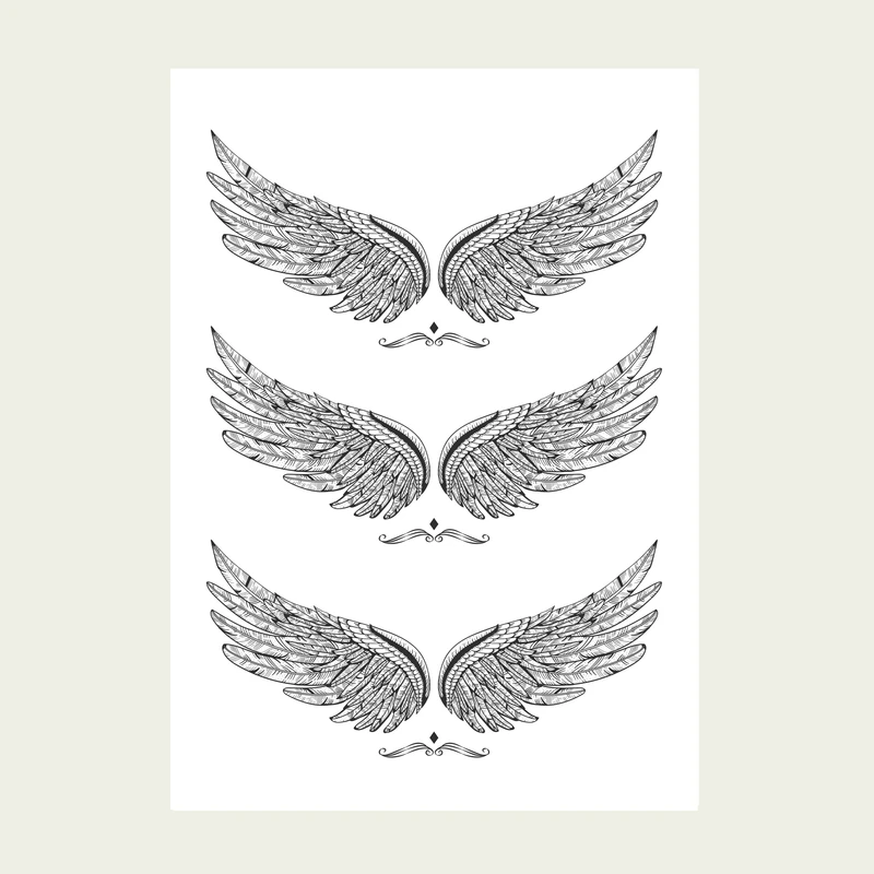 عکس شماره 7 : تتو موقت مدل مردانه مجموعه 400 عددی به همراه اسپری تتو موقت