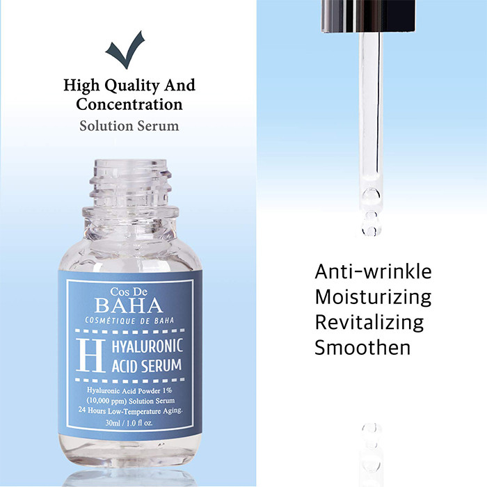 سرم آبرسان کاز دی باها مدل HYALURONIC 1% حجم 30 میلی لیتر