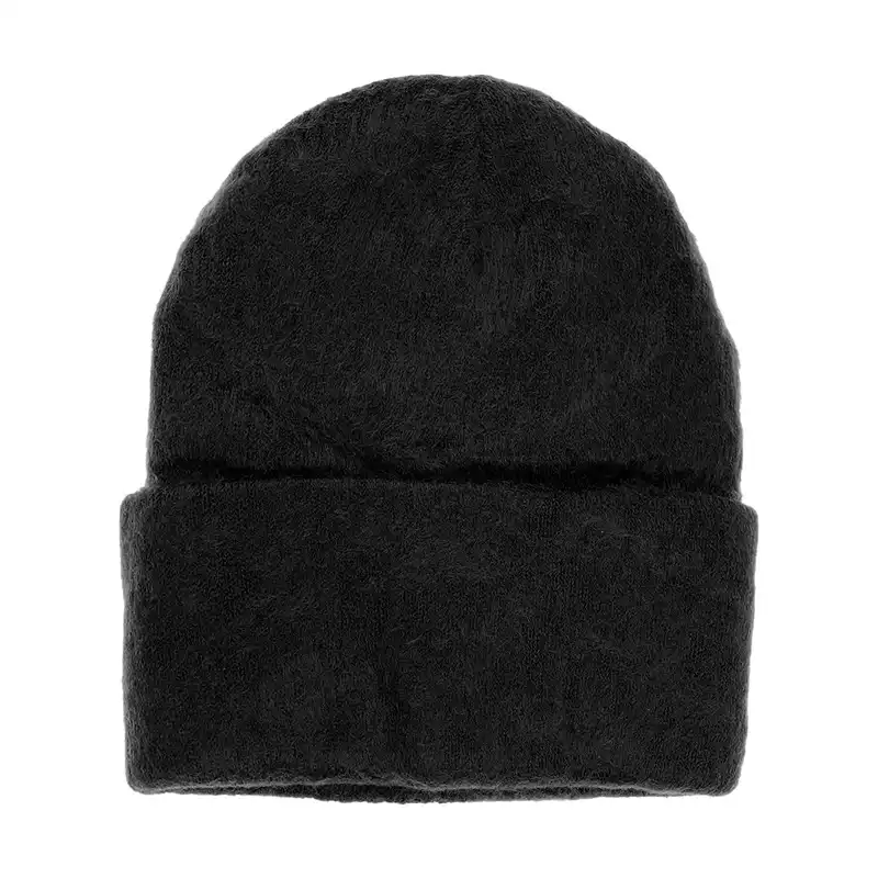 کلاه بافتنی مدل موهر طرح پشمی LU2023