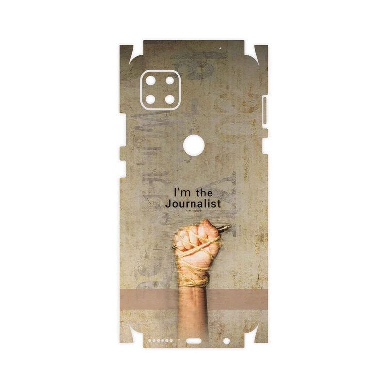 برچسب پوششی ماهوت مدل Journalist-FullSkin مناسب برای گوشی موبایل موتورولا MOTO G 5G