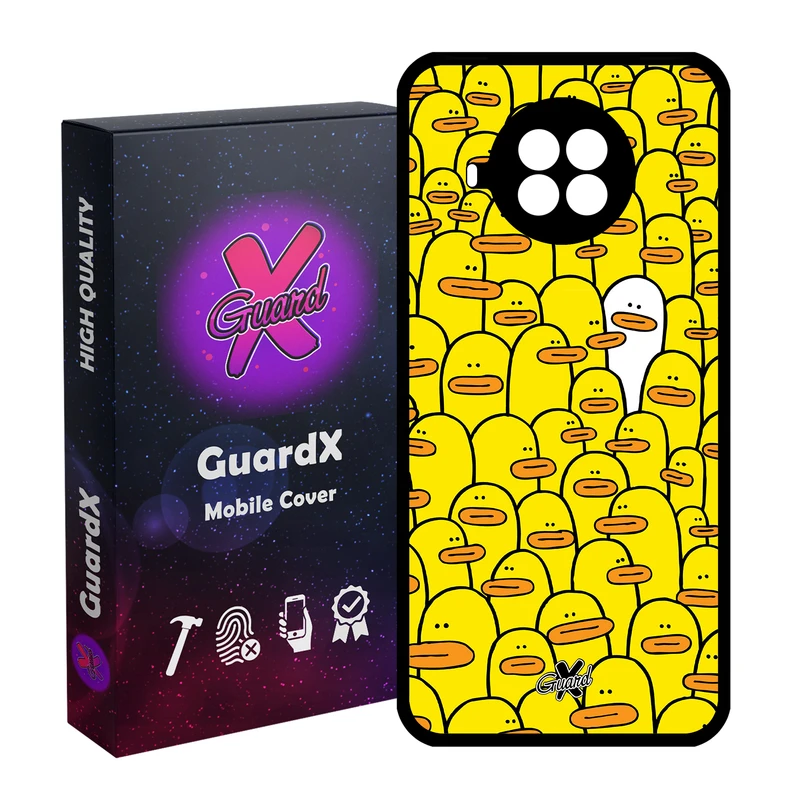 کاور گارد ایکس طرح اردک مدل Glass10361 مناسب برای گوشی موبایل شیائومی Mi 10T Lite / Mi 10I 5G / Redmi NOTE 9 PRO 5G