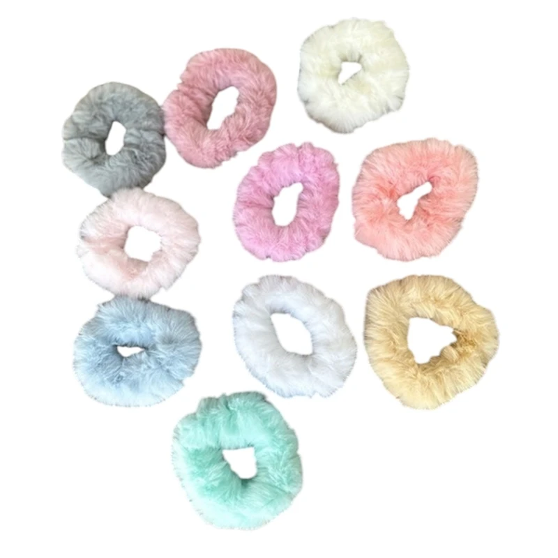 کش مو زنانه مدل خز بسته 10 عددی